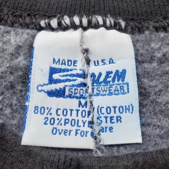 Vintage Ethnic warrior and Fox Unisex Crewneck Sweatshirt, Size Medium - Picture 4 of 6